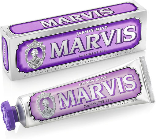 خمیردندان گل یاس و نعناع مارویس Marvis Jasmine Mint حجم 85 میلی لیتر