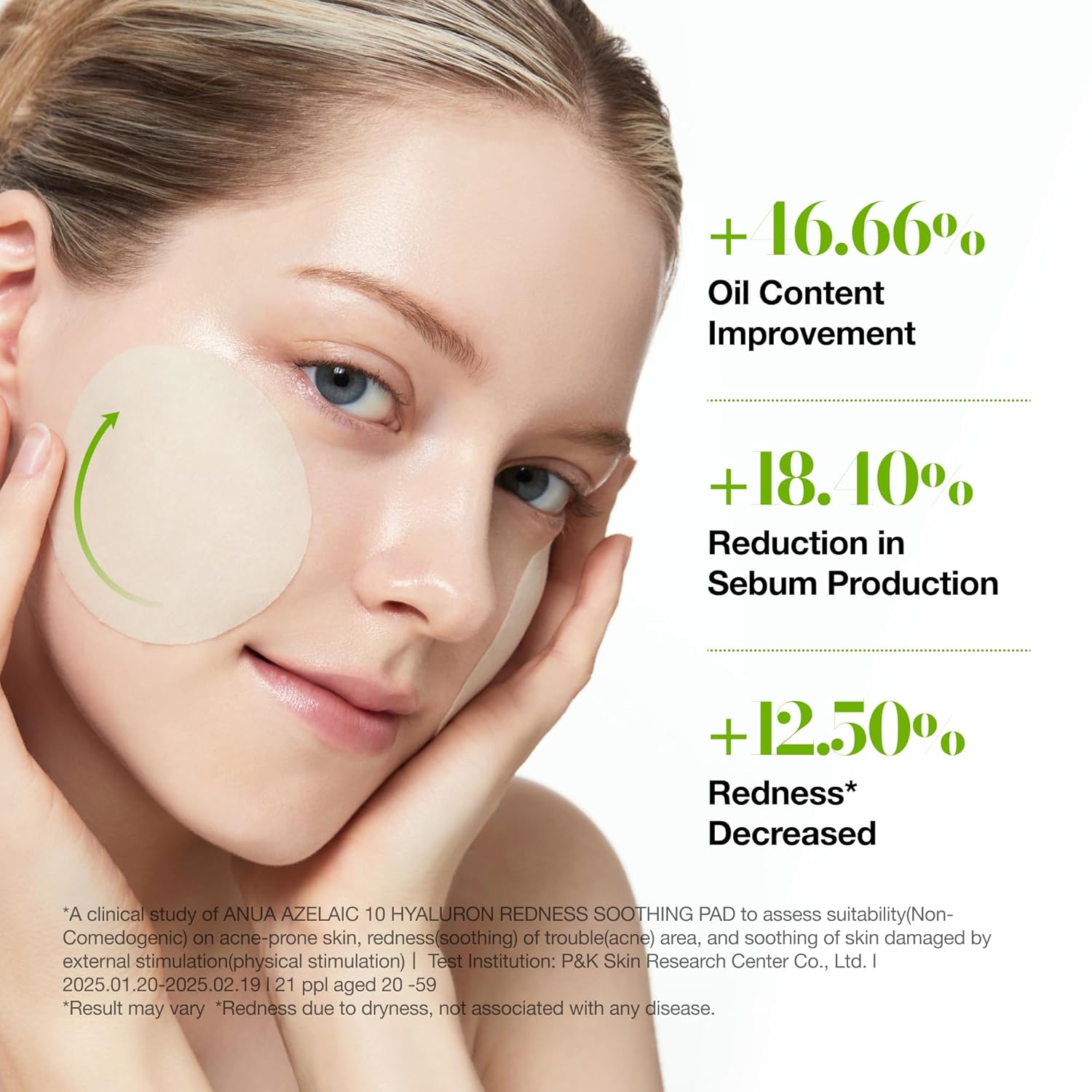 پد تونر آزلائیک اسید 10 درصد و هیالورون ضد جوش و تسکین دهنده آنوا