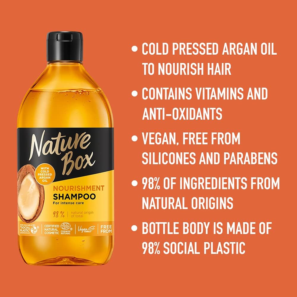 شامپو تغذیه کننده آرگان نیچرباکس