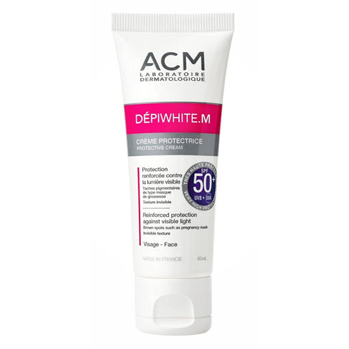 کرم ضد آفتاب ضد لک ای سی ام ACM  depiwhite m spf50+ protective cream 40ml