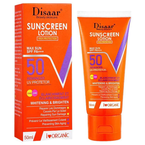 لوسیون ضد آفتاب دیسار  Disaar SPF 50 Organic Sunscreen Lotion