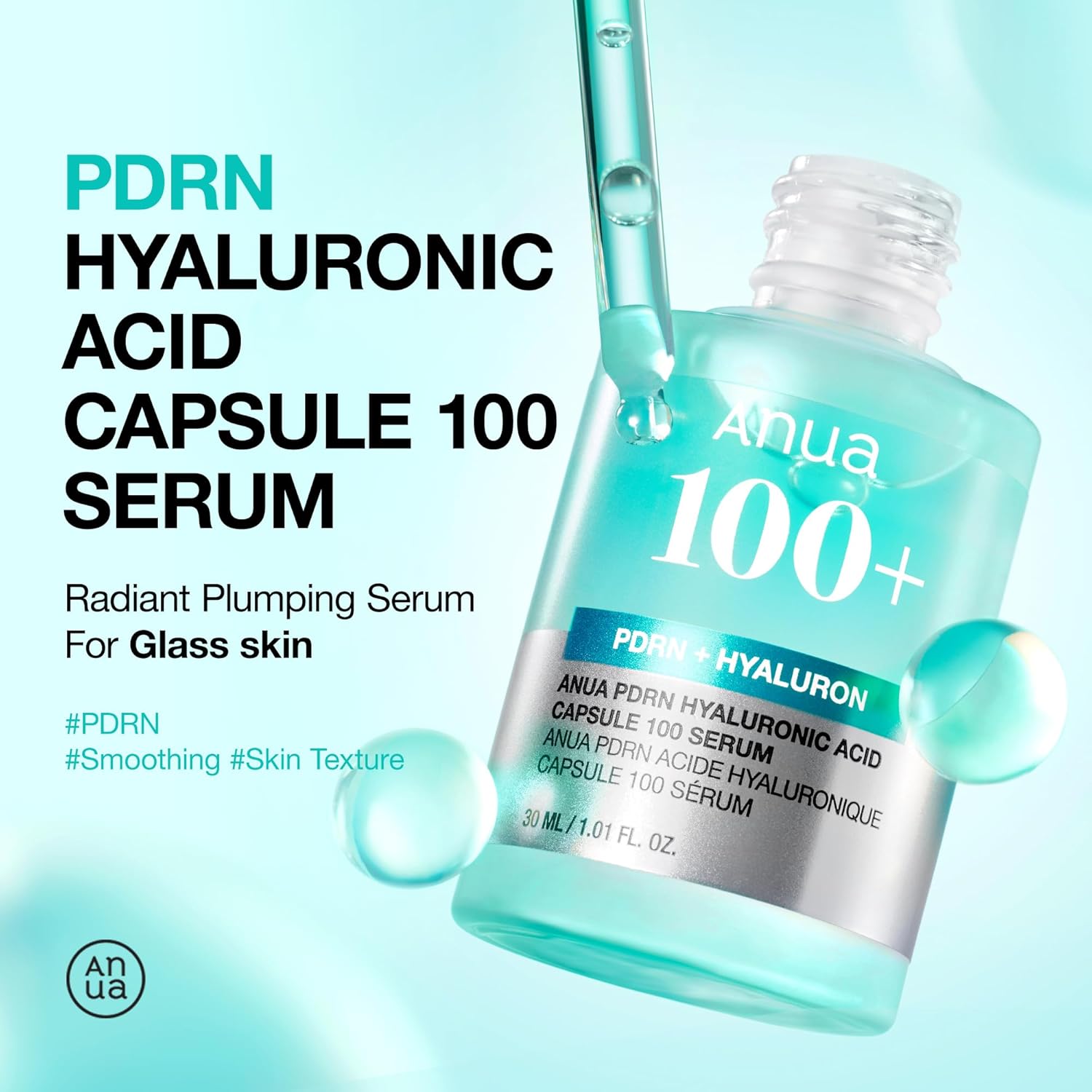 ANUA 100+ PDRN HYALURONIC ACID CAPSULE 100 SERUM