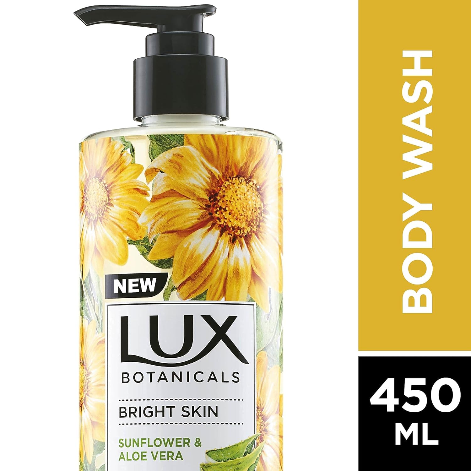 Lux Botanicals Bright Skin Sunflower and Aloe Vera Body Wash