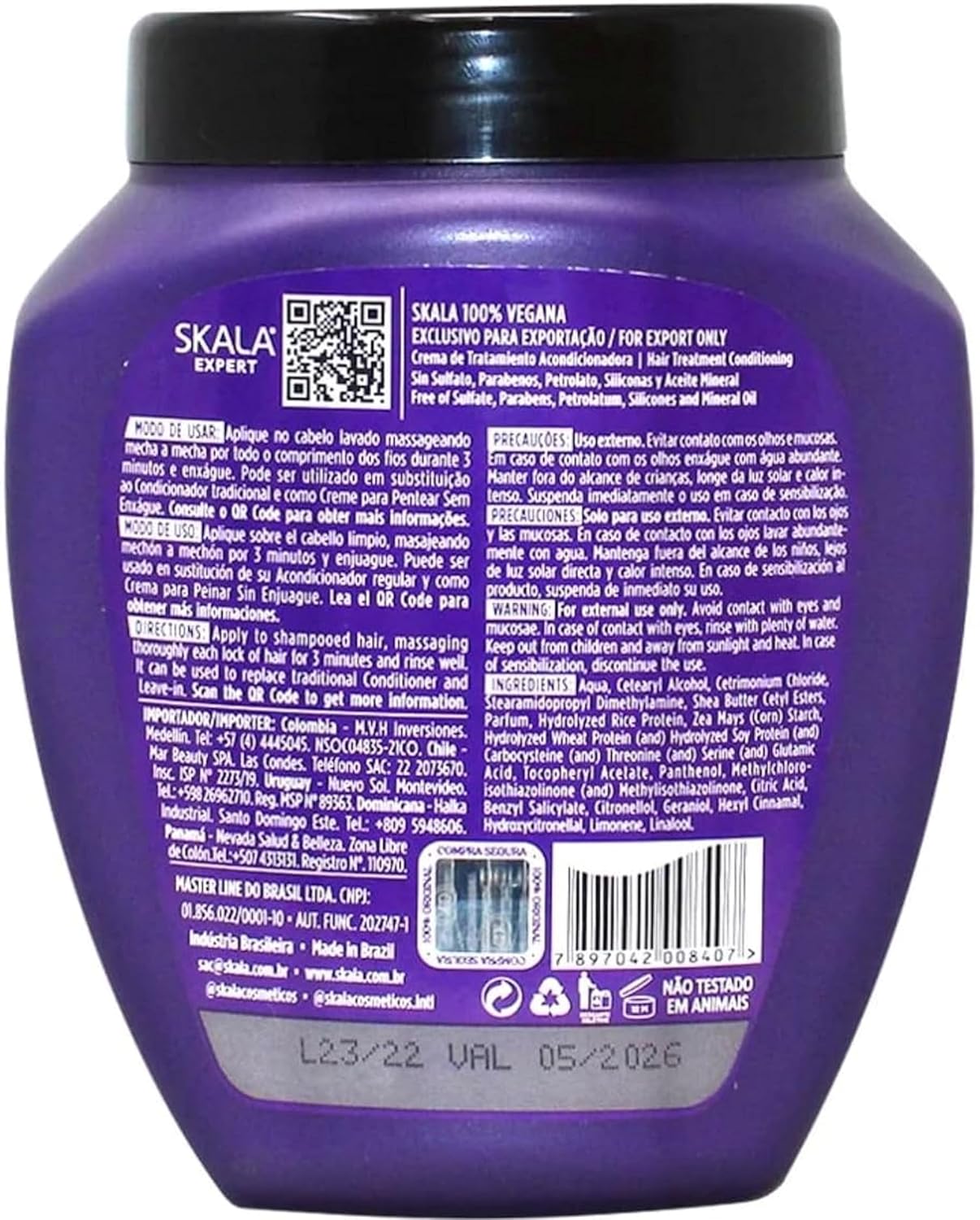 کرم مو آبرسان و پروتئینه اسکالا