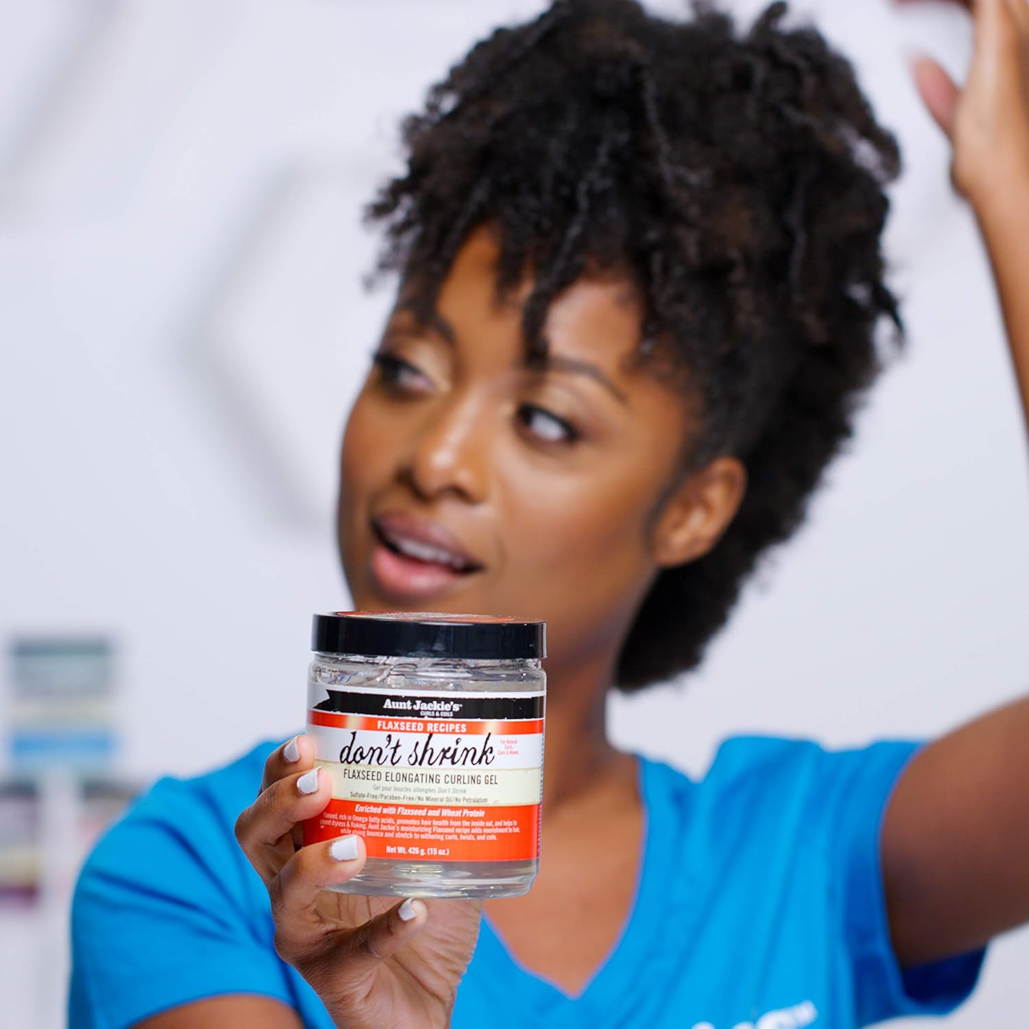 Aunt Jackie& Shrink Flaxseed Elongating Curling Gel