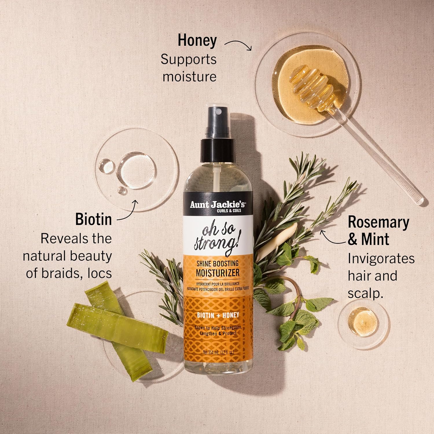 Aunt Jackie's Oh So Strong Shine Boosting Moisturizer