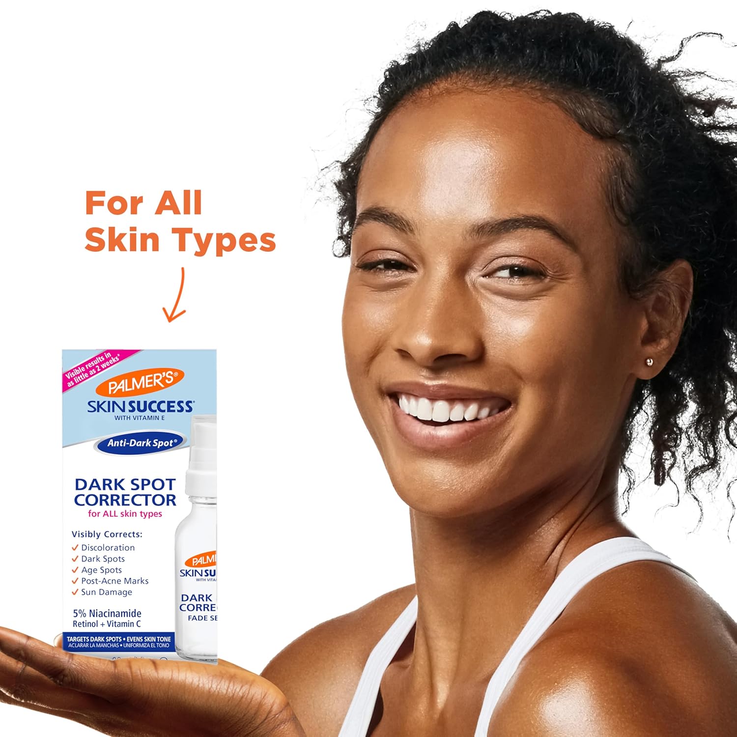 سرم ضد لک و روشن کننده انواع پوست پالمرز