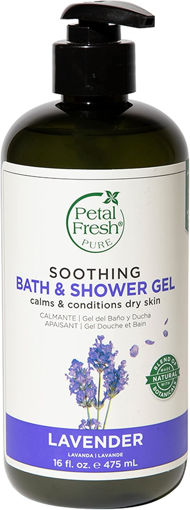 شامپو بدن آرامش بخش پتال فرش Petal Fresh حاوی اسطوخودوس مناسب پوست خشک حجم 475 میلی لیتر