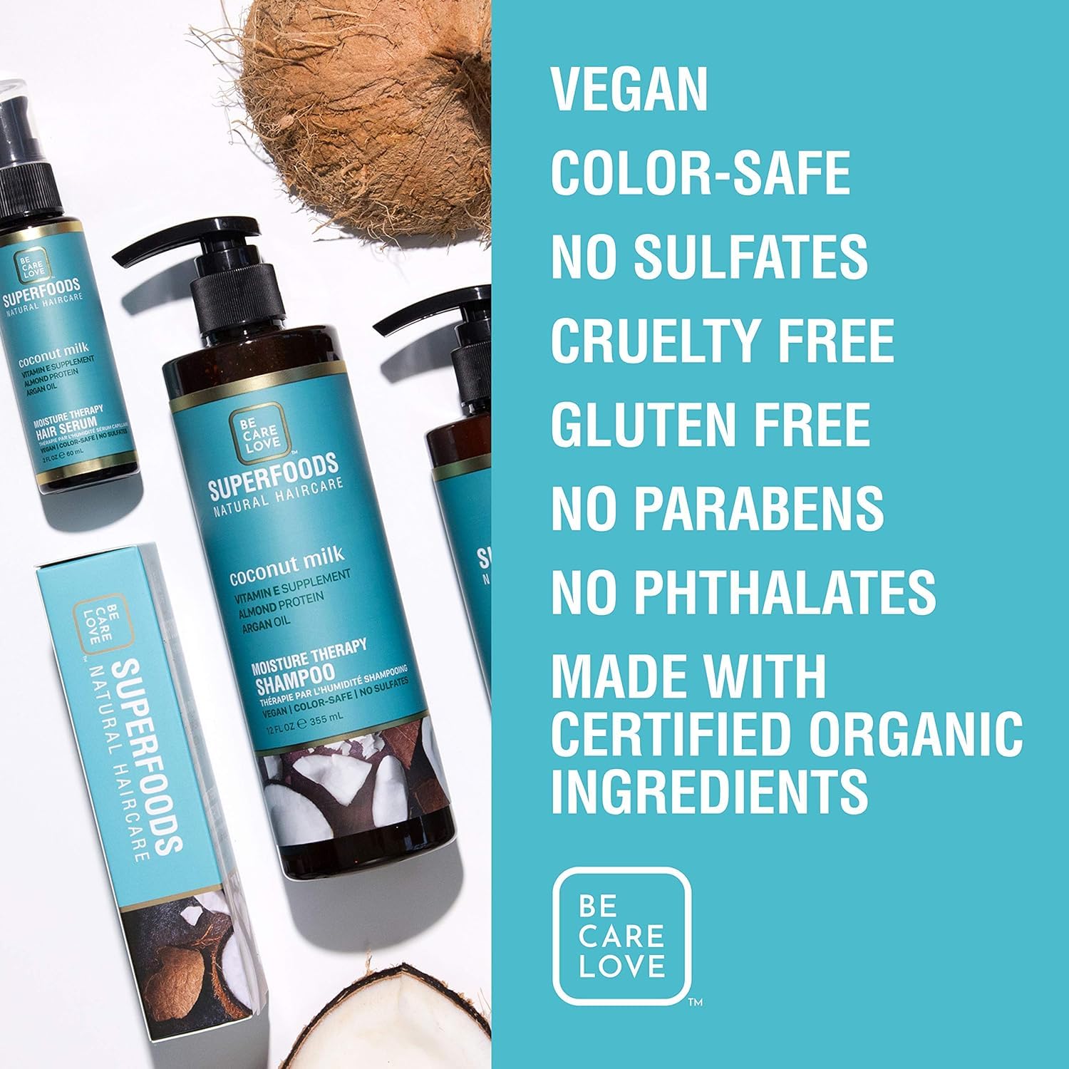 Be Care Love Superfoods Moisture Therapy Shampoo