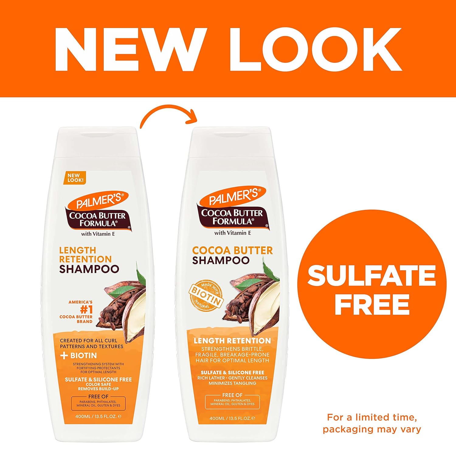 Palmers Cocoa Butter Formula Biotin Length Retention Shampoo 