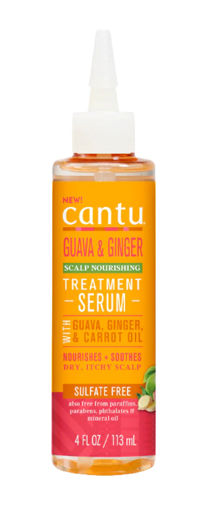 سرم درماني رفع خشکي و خارش کف سر و‌ ساقه گواوا و زنجبيل کنتو Cantu Guava & Ginger Scalp Nourishing Treatment Serum