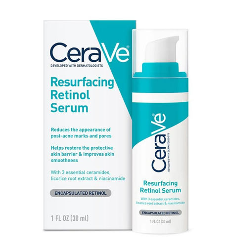 سرم رتینول سراوی اصل  | بازسازی، ضدلک و کوچک‌کننده منافذ cerave resurfacing retinol serum