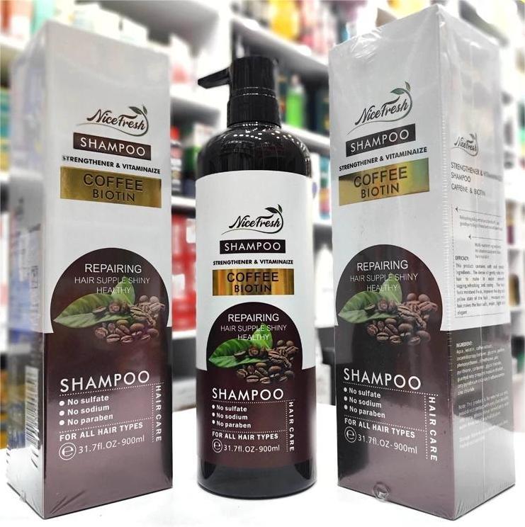 شامپو مو بدون سولفات نایس فرش عصاره قهوه و بیوتین