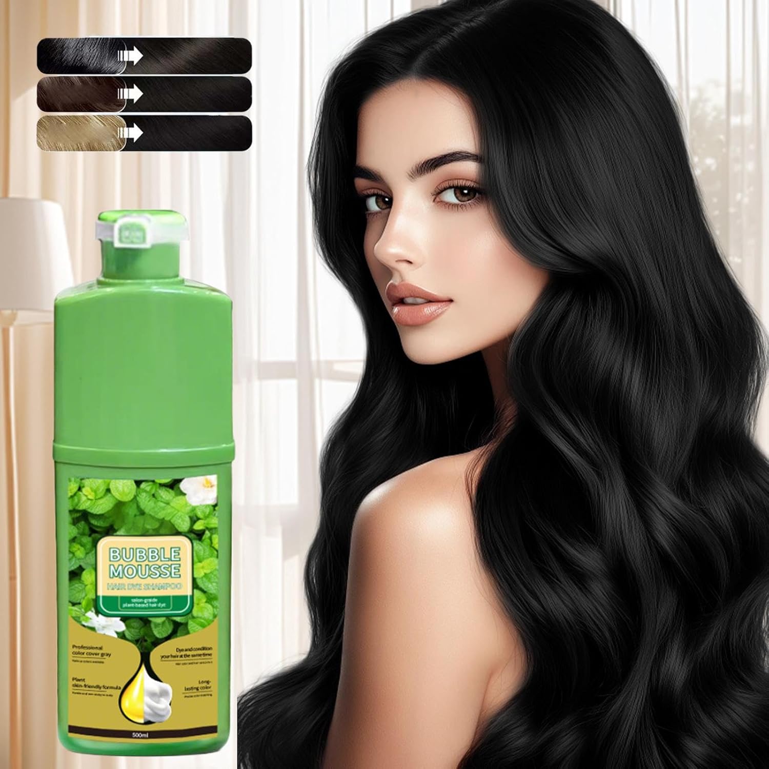 شامپو رنگ مشکی بابل موس