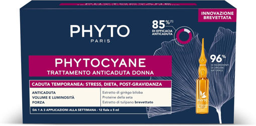 سرم ضد ریزش مو فیتوسیان مخصوص خانم ها 85 درصد PHYTO PHYTOCYANE ANTI-HAIR LOSS VIAL SERUM FOR WOMEN 85% -کپی