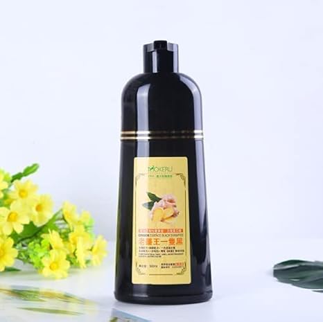 شامپو رنگ مشکی موکرو حاوی جینسینگ